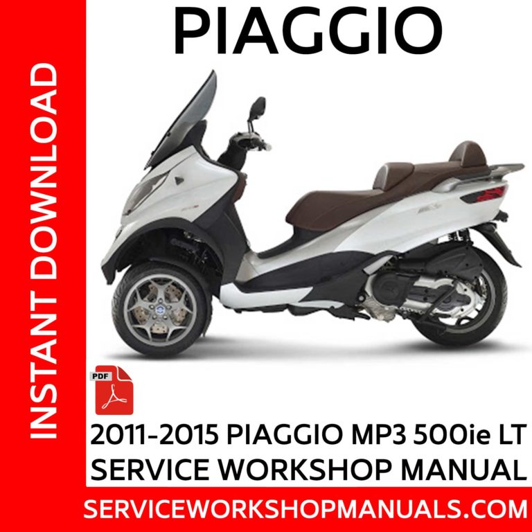 Piaggio Mp Service Workshop Manual Service Workshop Manuals