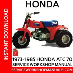 1973–1987 Honda ATC 70 Service Workshop Manual