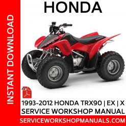 1993-2012 Honda TRX90 | EX | X Service Workshop Manual