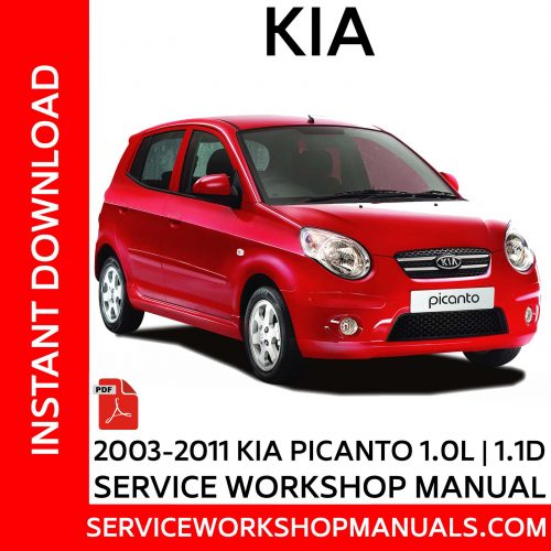 2003 - 2011 KIA Picanto 1.0L | 1.1D Service Workshop Manual