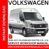 2006-2017 Volkswagen Crafter 2.0L 2.5L Service Workshop Manual