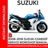 2008-2016 Suzuki GSX650F Service Workshop Manual