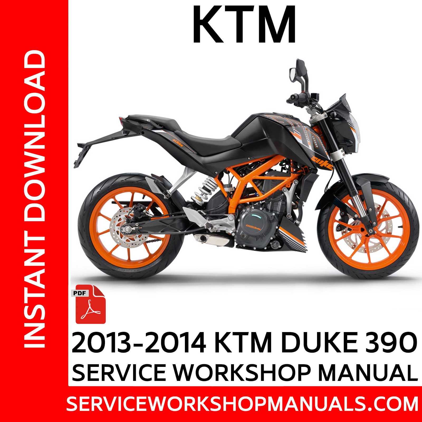 KTM 390 Duke 2013-2014 Service Workshop Manual - Service Workshop Manuals