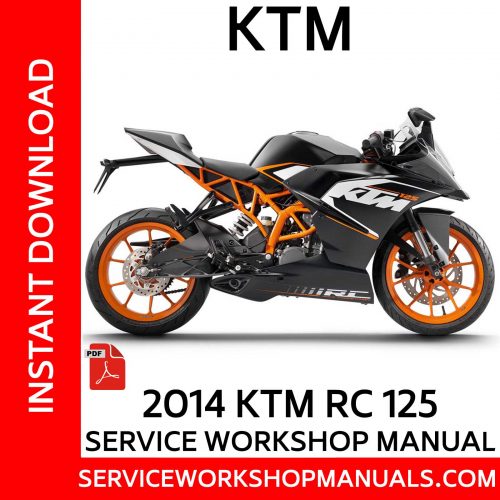 2014 KTM RC 125 Service Workshop Manual