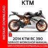 2014 KTM RC 390 Service Workshop Manual