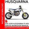 2015-2019 Husqvarna FS 450 Service Workshop Manual