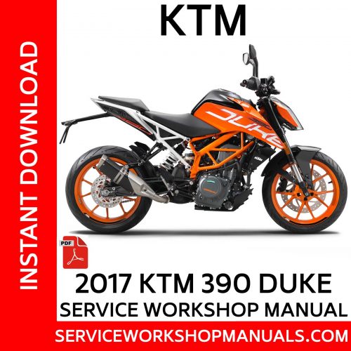 2017 KTM 390 Duke Service Workshop Manual