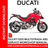 Ducati 1200 Multistrada ABS Service Workshop Manual