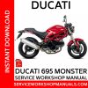 Ducati 695 Monster Service Workshop Manual