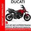 Ducati 821 Hyperstrada Service Workshop Manual