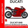 Ducati 848 Service Workshop Manual