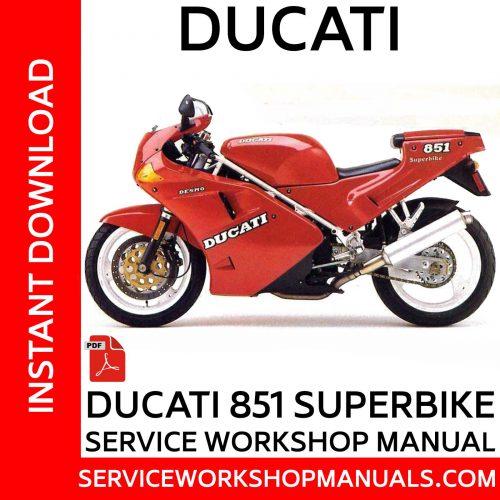 Ducati 851 Superbike Service Workshop Manual