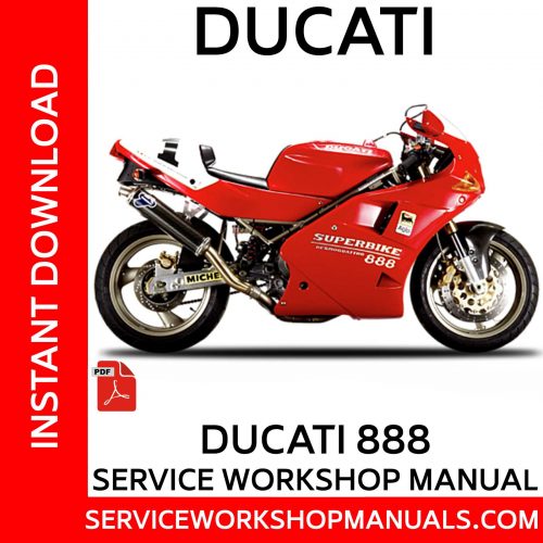Ducati 888 Service Workshop Manual