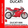 Ducati 996 Service Workshop Manual