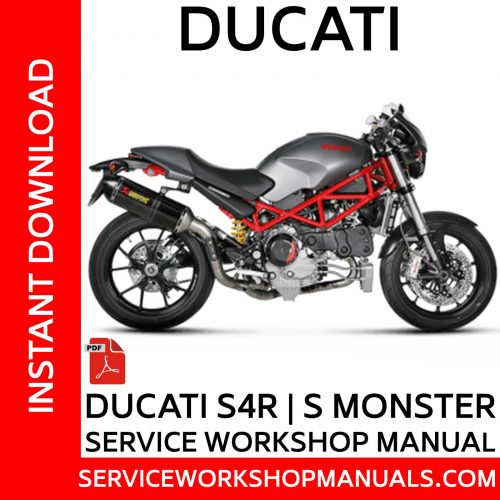 Ducati S4R | S Monster Service Workshop Manual