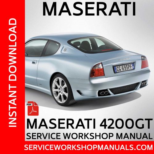 Maserati 4200GT Service Workshop Manual