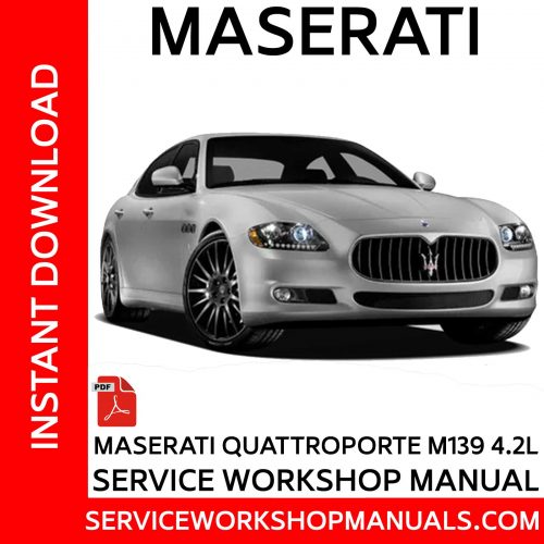 Maserati Quattroporte M139 4.2L Service Workshop Manual