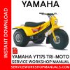 Yamaha YT175 Tri-Moto Service Workshop Manual