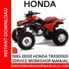 1993-2000 Honda TRX300EX Service Workshop Manual