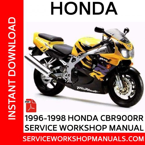 1996-1998 Honda CBR900RR Service Workshop Manual