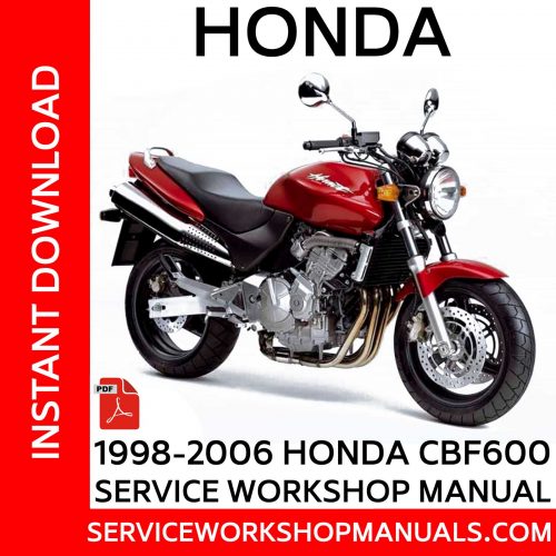 1998-2005 Honda CB600F Hornet Service Workshop Manual