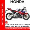 2008-2014 Honda CBR1000RR | SP Service Workshop Manual