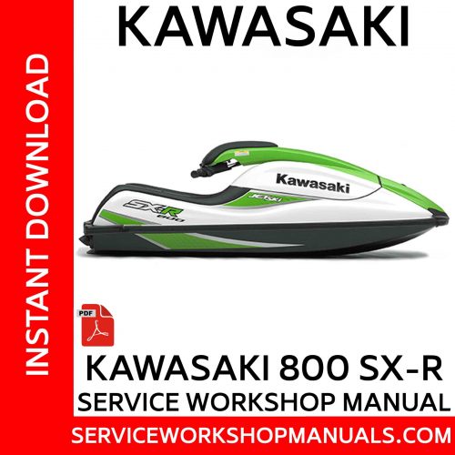 Kawasaki 800 SX-R Service Workshop Manual