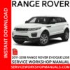Range Rover Evoque L538 2011-2018 Service Workshop Manual