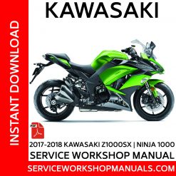 Kawasaki Z1000SX | Ninja 1000 2017-2018 Service Workshop Manual