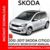 Skoda Citigo 2012-2017 Service Workshop Manual