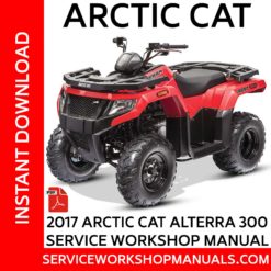 Arctic Cat Alterra 300 2017 Service Workshop Manual