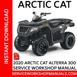 Arctic Cat Alterra 300 2020 Service Workshop Manual