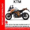 KTM 1290 Super Duke GT 2016-2019 Service Workshop Manual