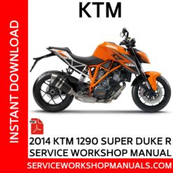 KTM 1290 Super Duke R 2014 Service Workshop Manual