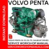Volvo Penta 5.0L - 5.7L GL, Gi, GXi, OSi, OSXi Service Workshop Manual