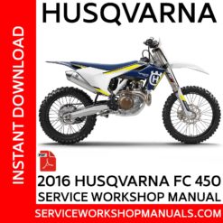 Husqvarna FC 450 2016 Service Workshop Manual