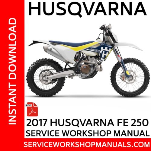 Husqvarna FE 250 2017 Service Workshop Manual