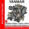 Yanmar 3YM30 | 3YM20 | 2YM15 Service Workshop Manual