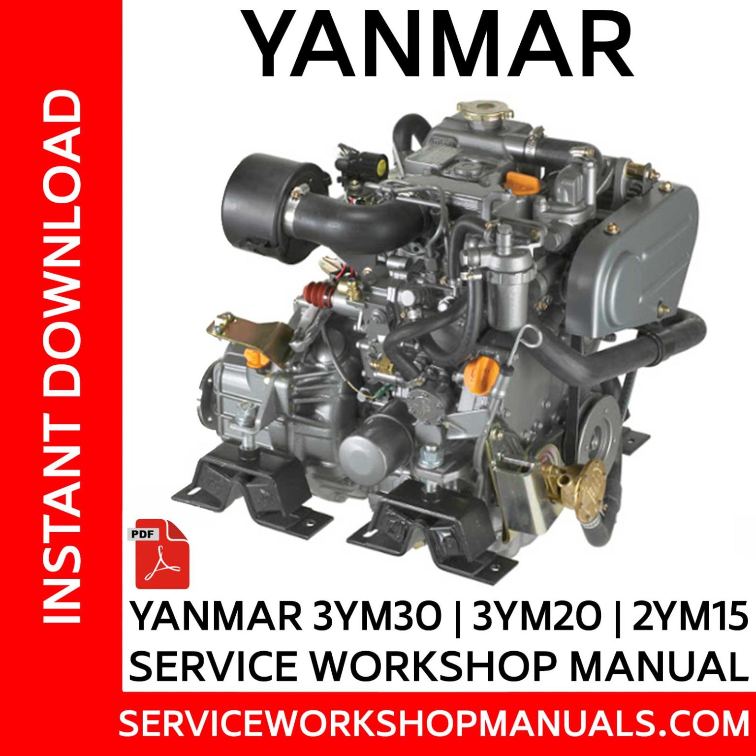Yanmar 3YM30 3YM20 2YM15 Service Manual Service