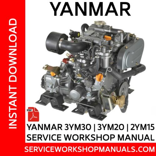 Yanmar 3YM30 | 3YM20 | 2YM15 Service Workshop Manual