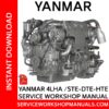 Yanmar 4LHA /STE-DTE-HTE Service Workshop Manual