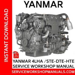 Yanmar 4LHA /STE-DTE-HTE Service Workshop Manual