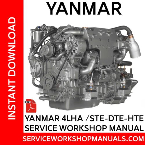 Yanmar 4LHA /STE-DTE-HTE Service Workshop Manual