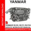 Yanmar 6LYA | 6LY2 | 6LY2A Service Workshop Manual