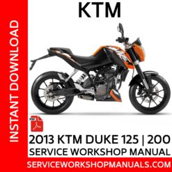 KTM Duke 125 | 200 2013 Service Workshop Manual