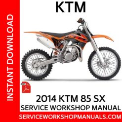 KTM 85 SX 2014 Service Workshop Manual