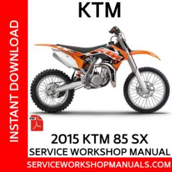 KTM 85 SX 2015 Service Workshop Manual