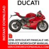 Ducati Panigale V4S 2018-2019 Service Workshop Manual