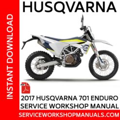 Husqvarna 701 Enduro 2016 Service Workshop Manual
