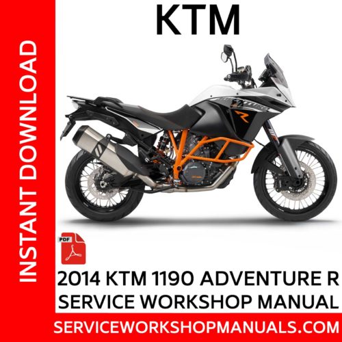 KTM 1190 Adventure R 2014 Service Workshop Manual